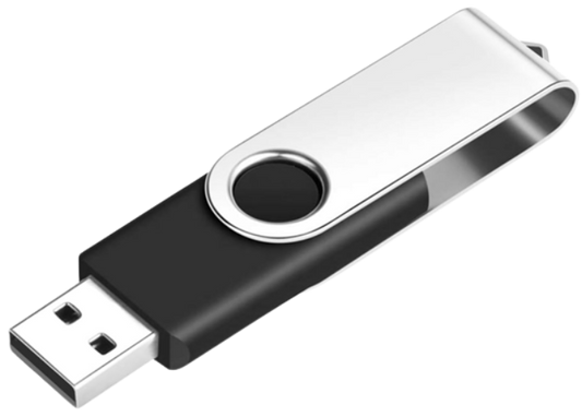 T4. 💾 4GB Swivel USB Flash Drive – Compact & Convenient